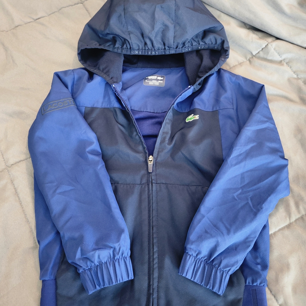Lacoste Blue Hooded Jacket
